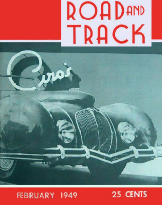 ROAD & TRACK 1949 FEB - V1 #5 - PIKES PEAK CLIMB, HENNING, RA WALKER*